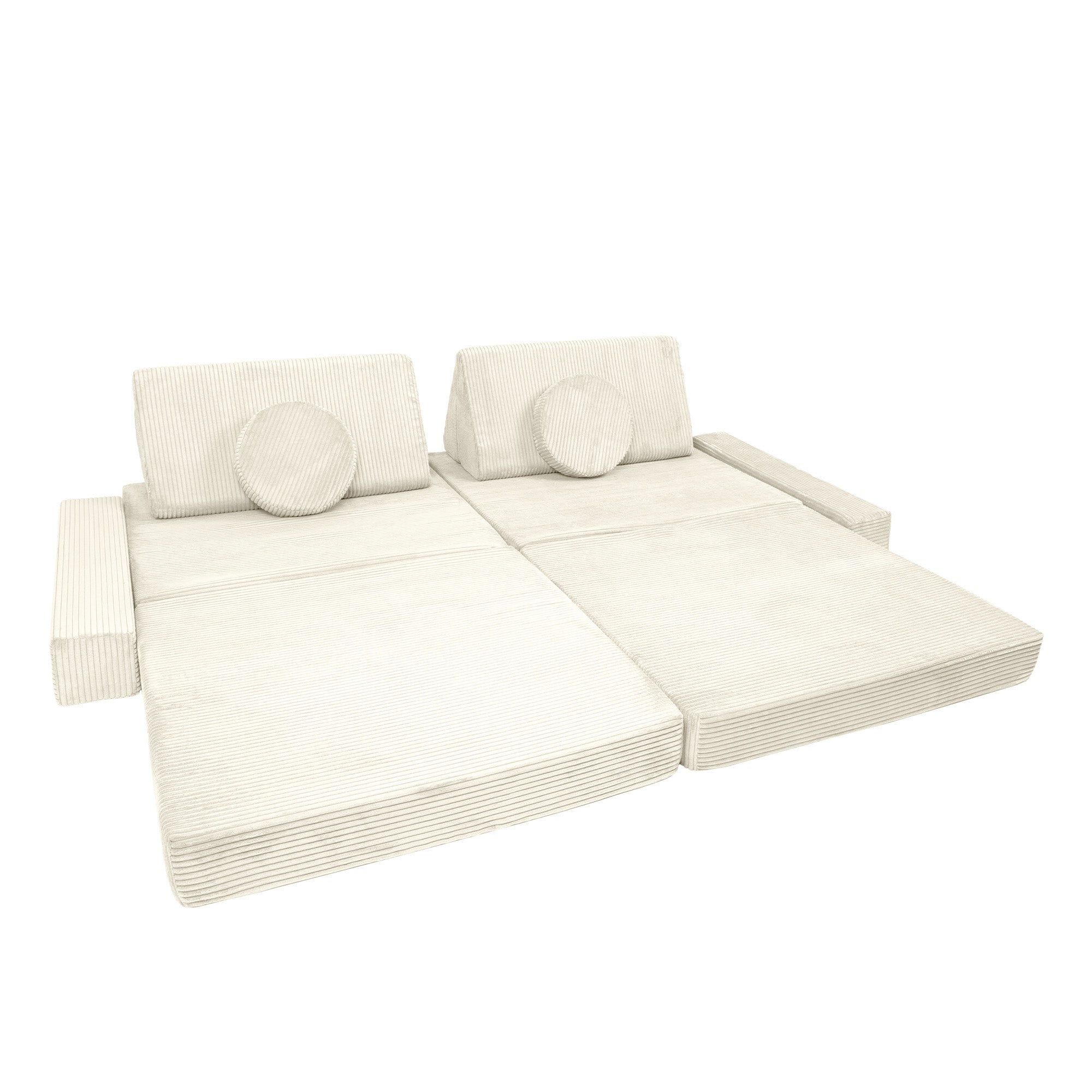 Design4Kids XXL Spielsofa Cord Grande - vanilla beige