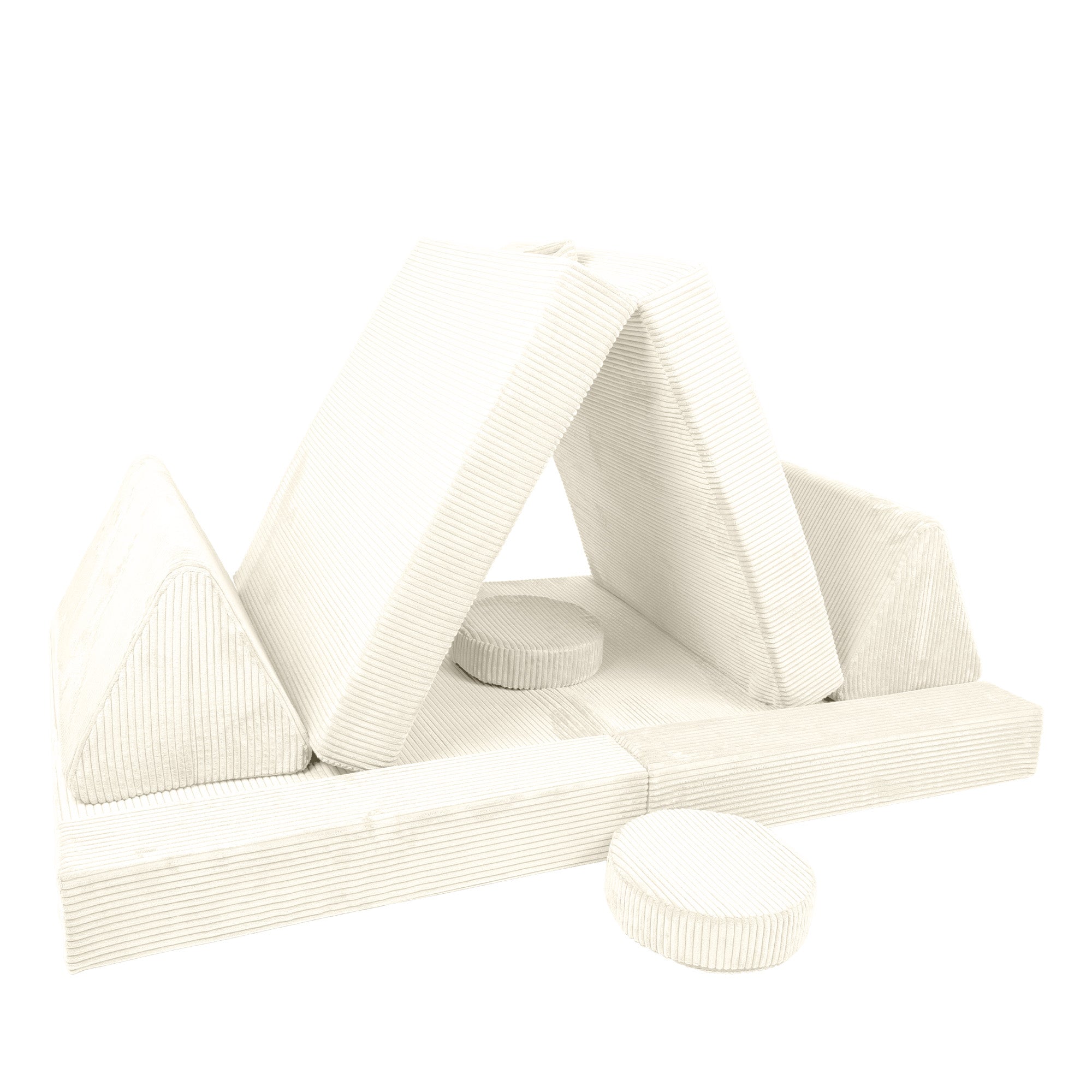 Design4Kids XXL Spielsofa Cord Grande - vanilla beige