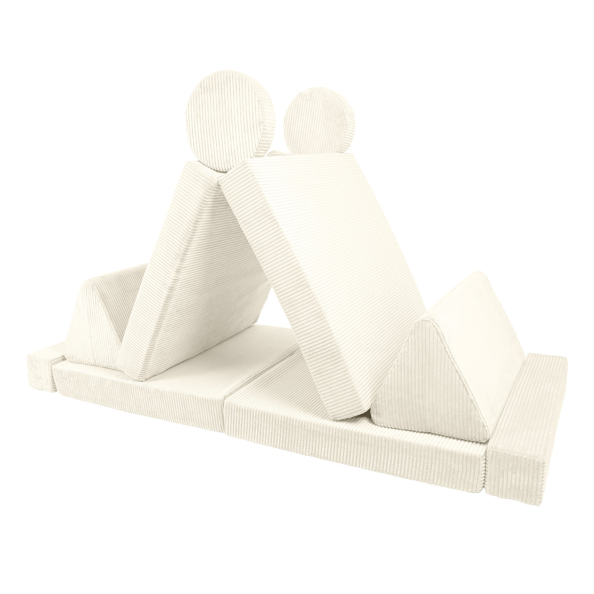 Design4Kids XXL Spielsofa Cord Grande - vanilla beige