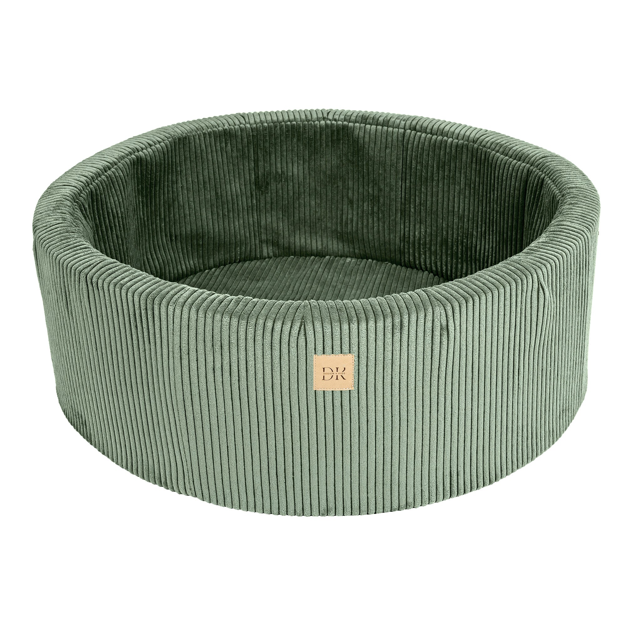 Design4Kids Schaumspielset Jewel Cord mit Bällebad und 200 Bälle - classic olive