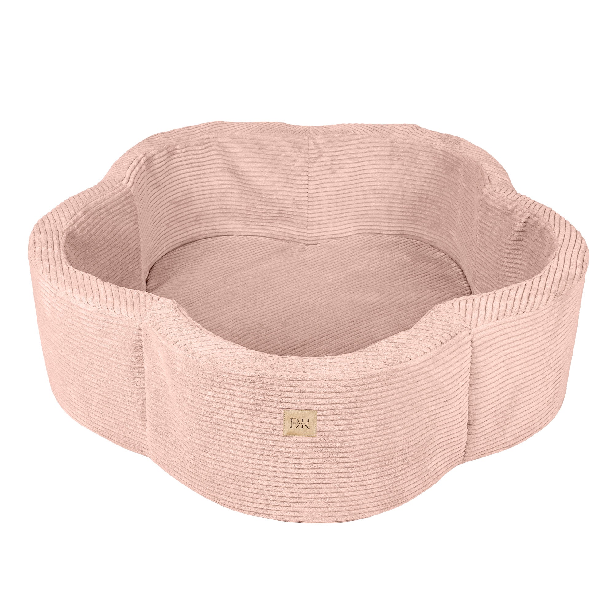 Design4Kids Bällebad Blume Cord - old pink