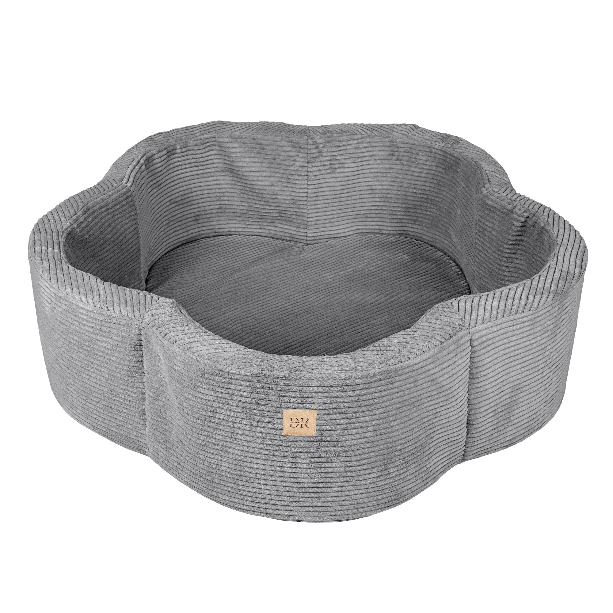 Design4Kids Bällebad Blume Cord - grey