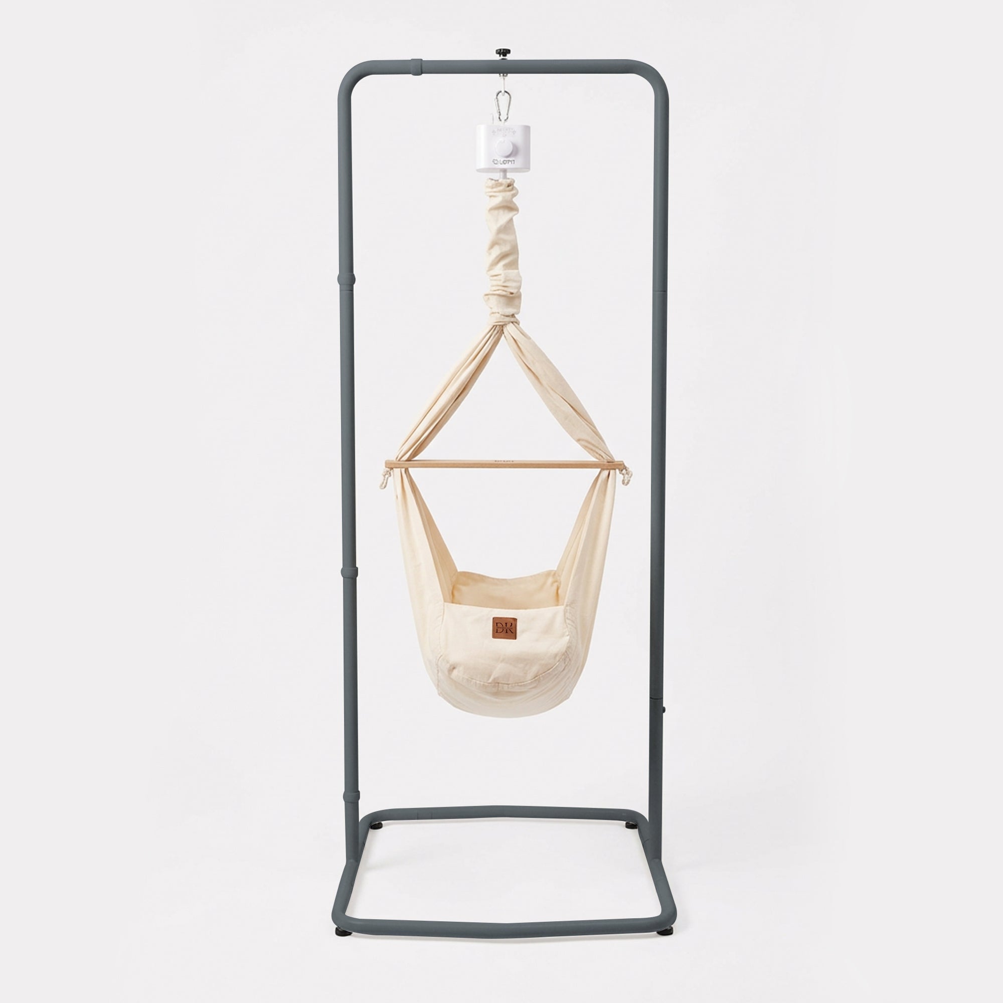 Design4Kids Federwiege Baby Classic, Bio-Baumwolle mit Motor & Komfort-Gestell