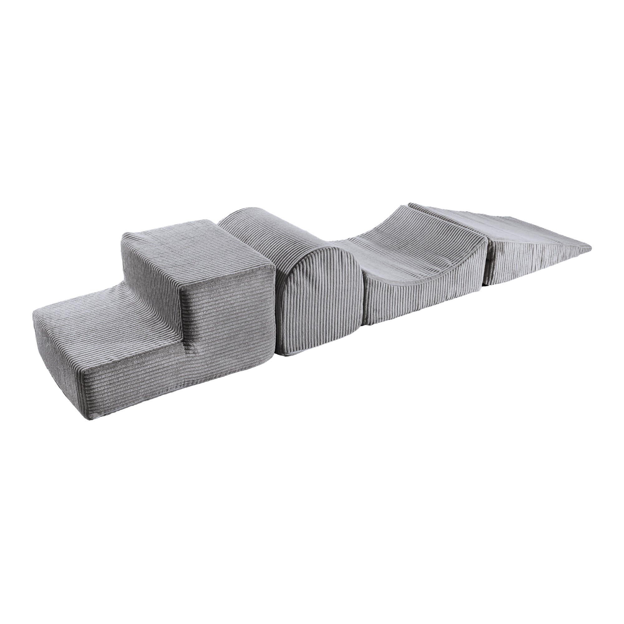 Design4Kids Schaumspielset Jewel Cord mit 4 Elementen - marble gray