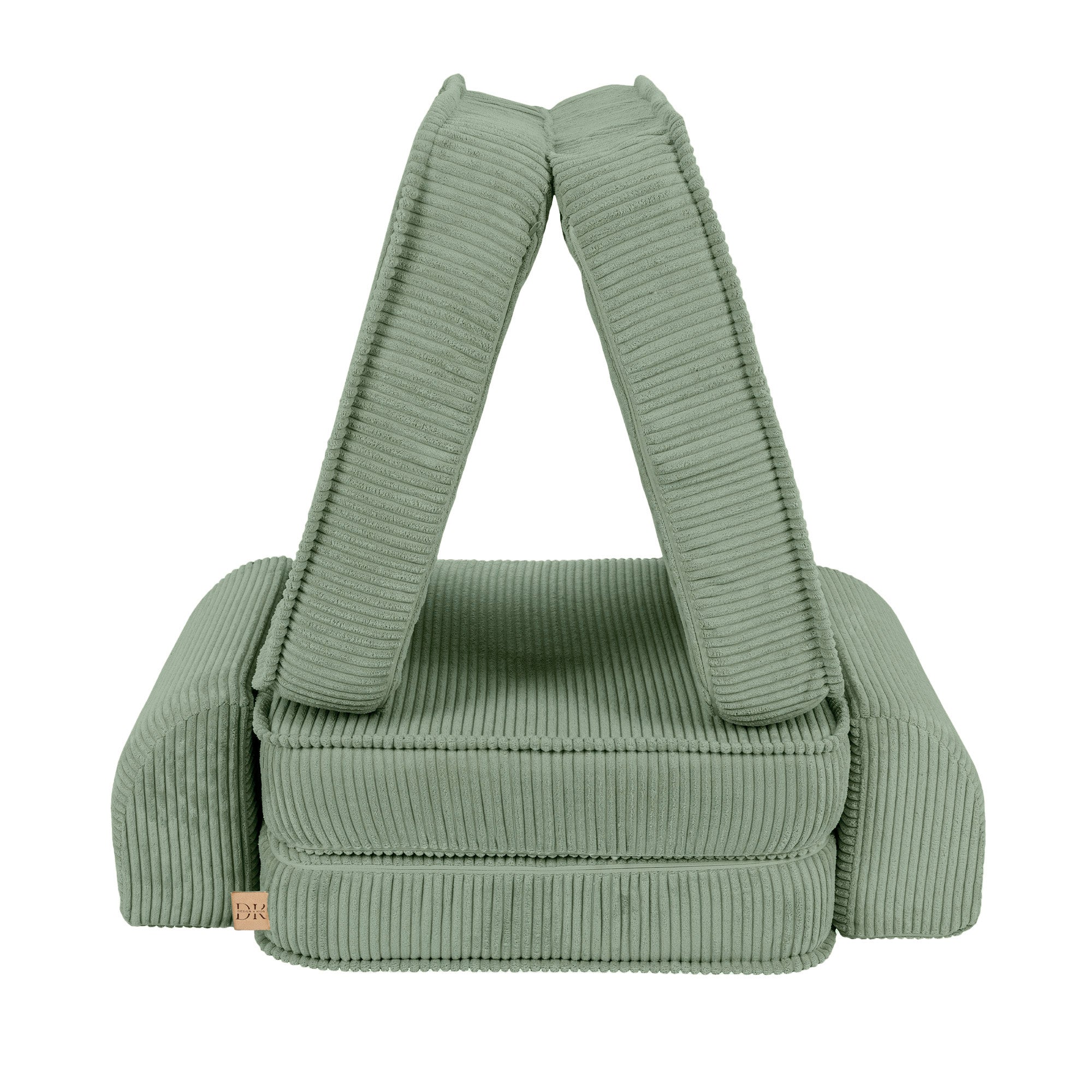 Design4Kids Mini Spielsofa Jewel Cord Basic - classic olive