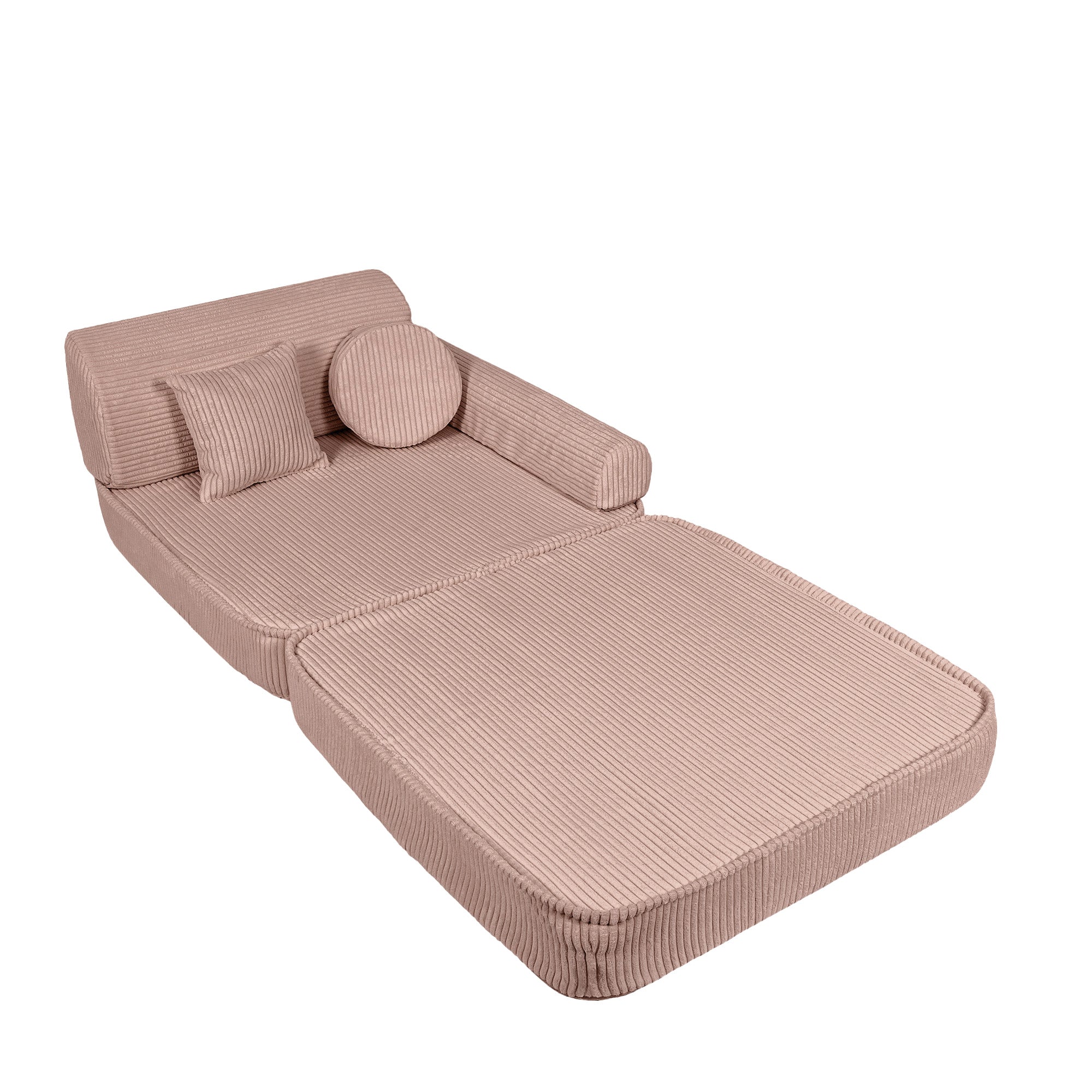 Design4Kids Spielsofa Jewel Max Cord - blushed rose
