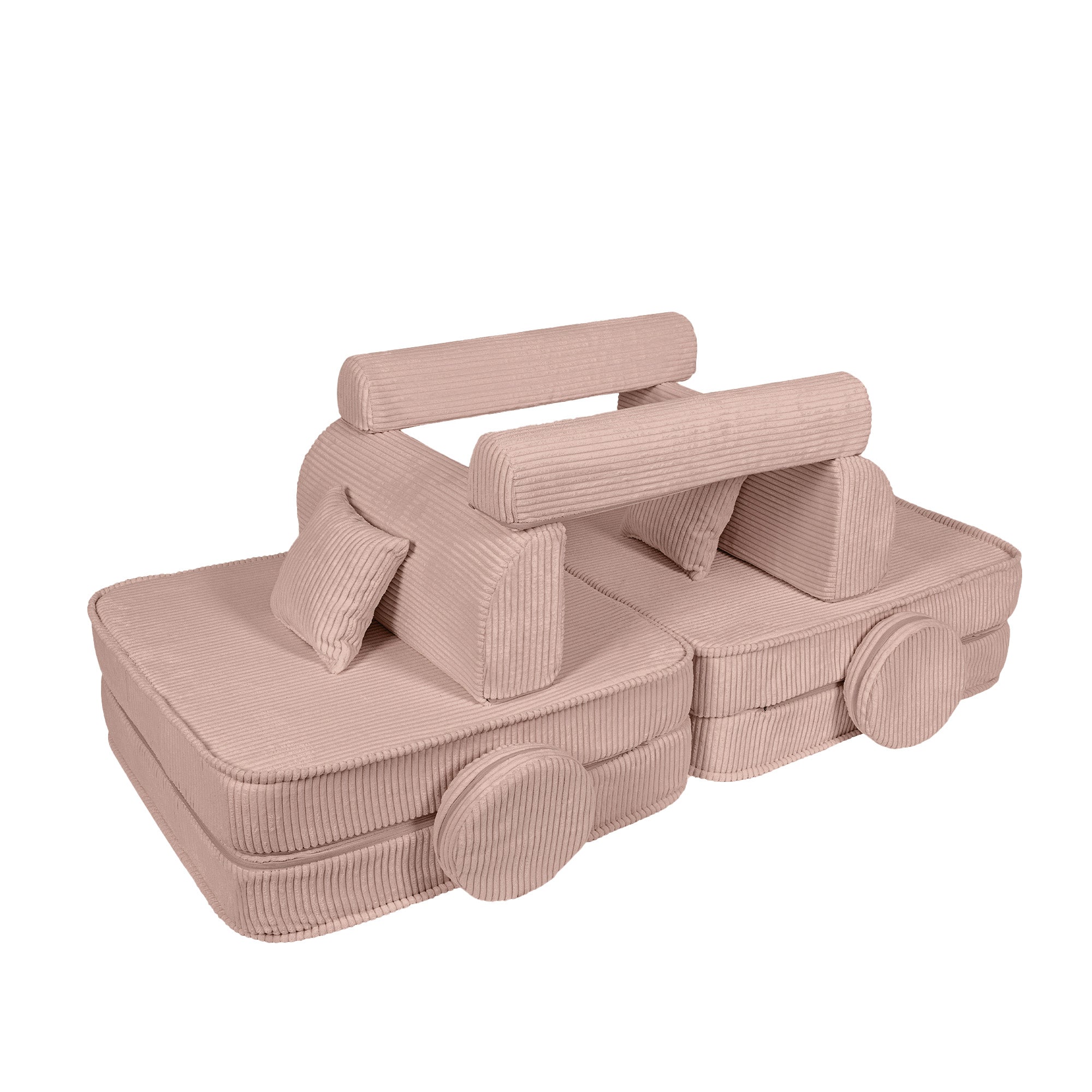 Design4Kids Spielsofa Jewel Max Cord - blushed rose