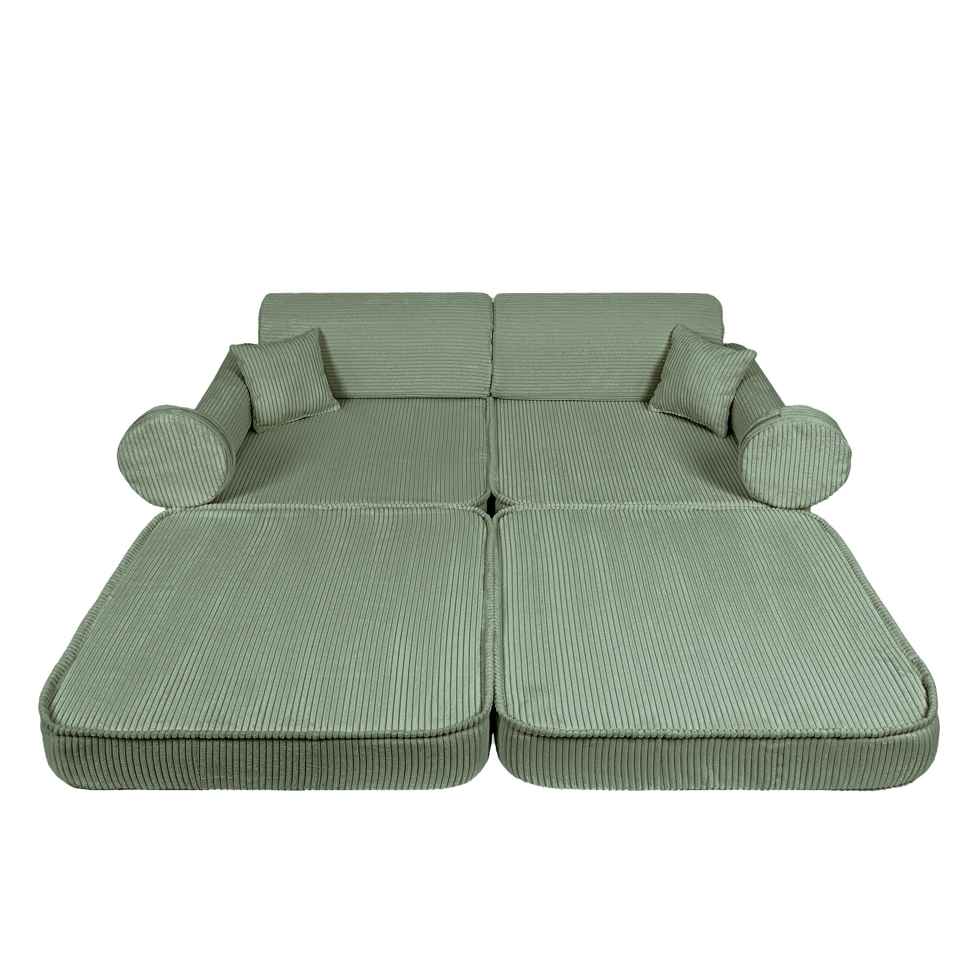 Design4Kids Spielsofa Jewel Max Cord - classic olive