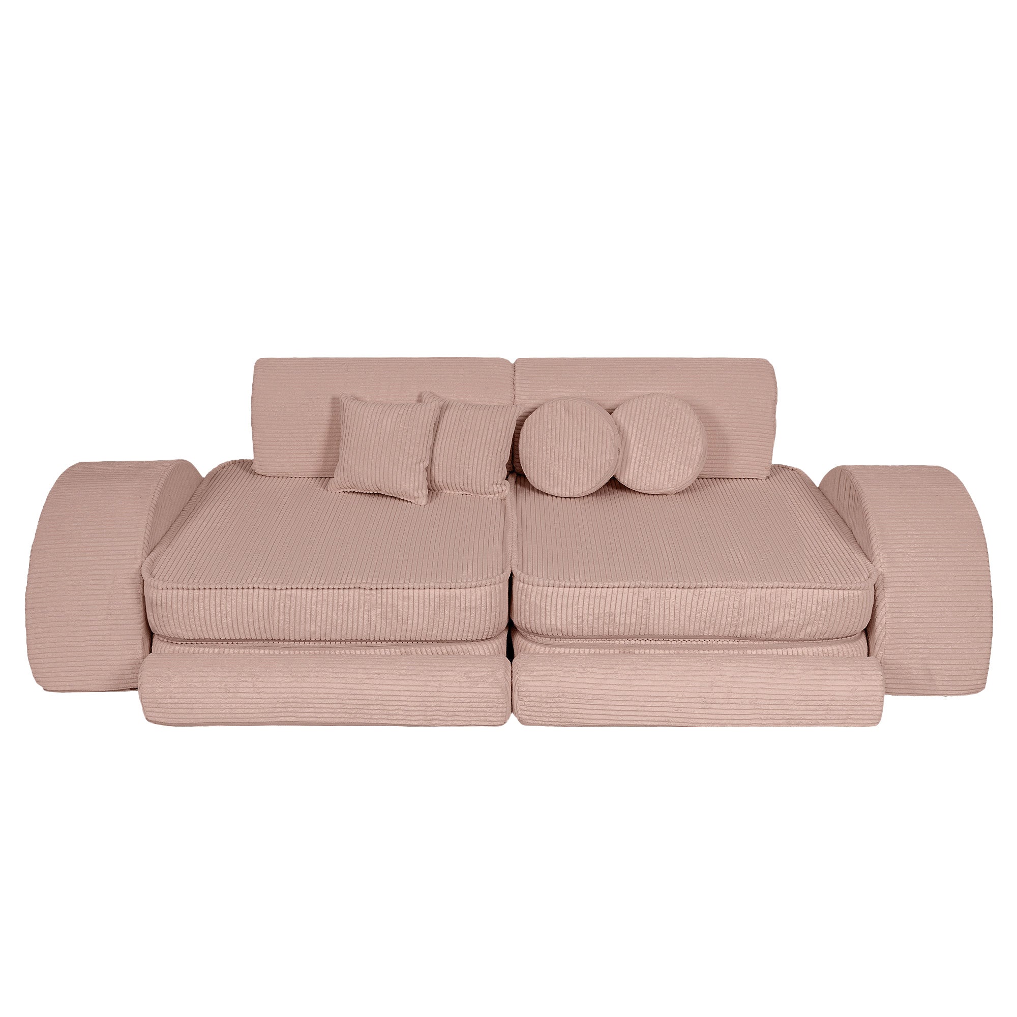 Design4Kids Spielsofa Jewel Max Cord - blushed rose