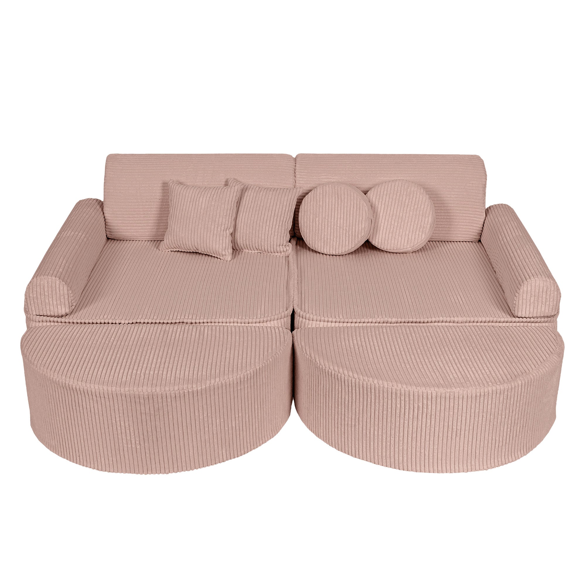 Design4Kids Spielsofa Jewel Max Cord - blushed rose