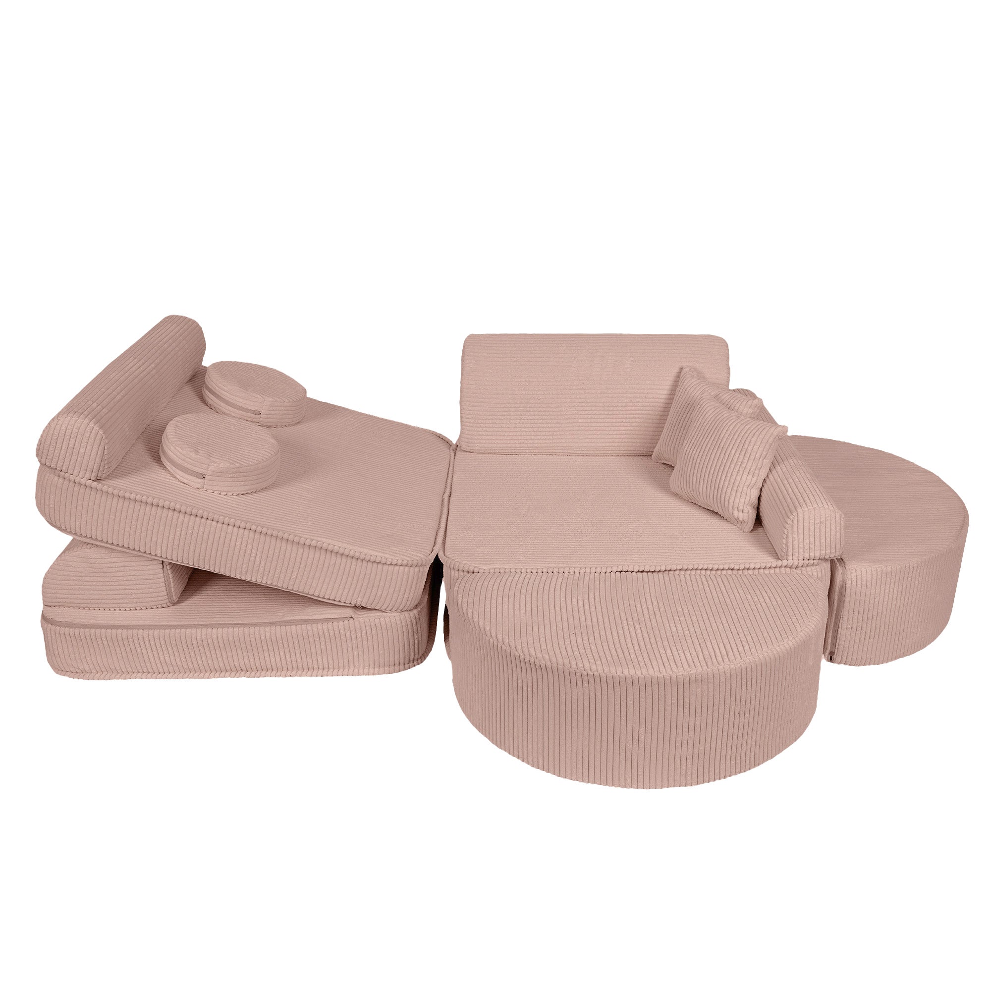 Design4Kids Spielsofa Jewel Max Cord - blushed rose