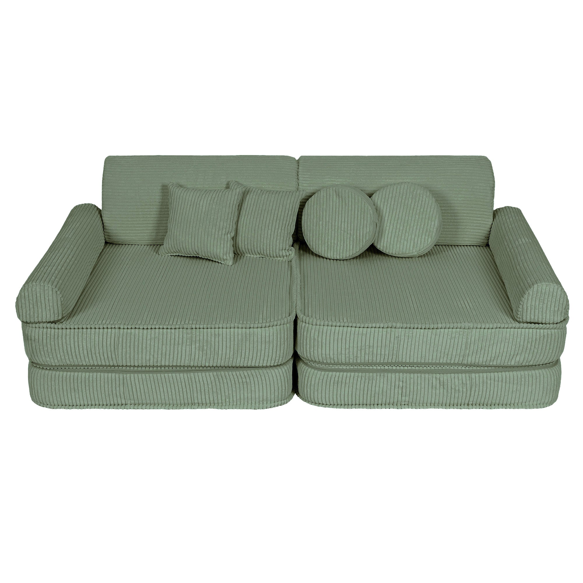 Design4Kids Spielsofa Jewel Max Cord - classic olive