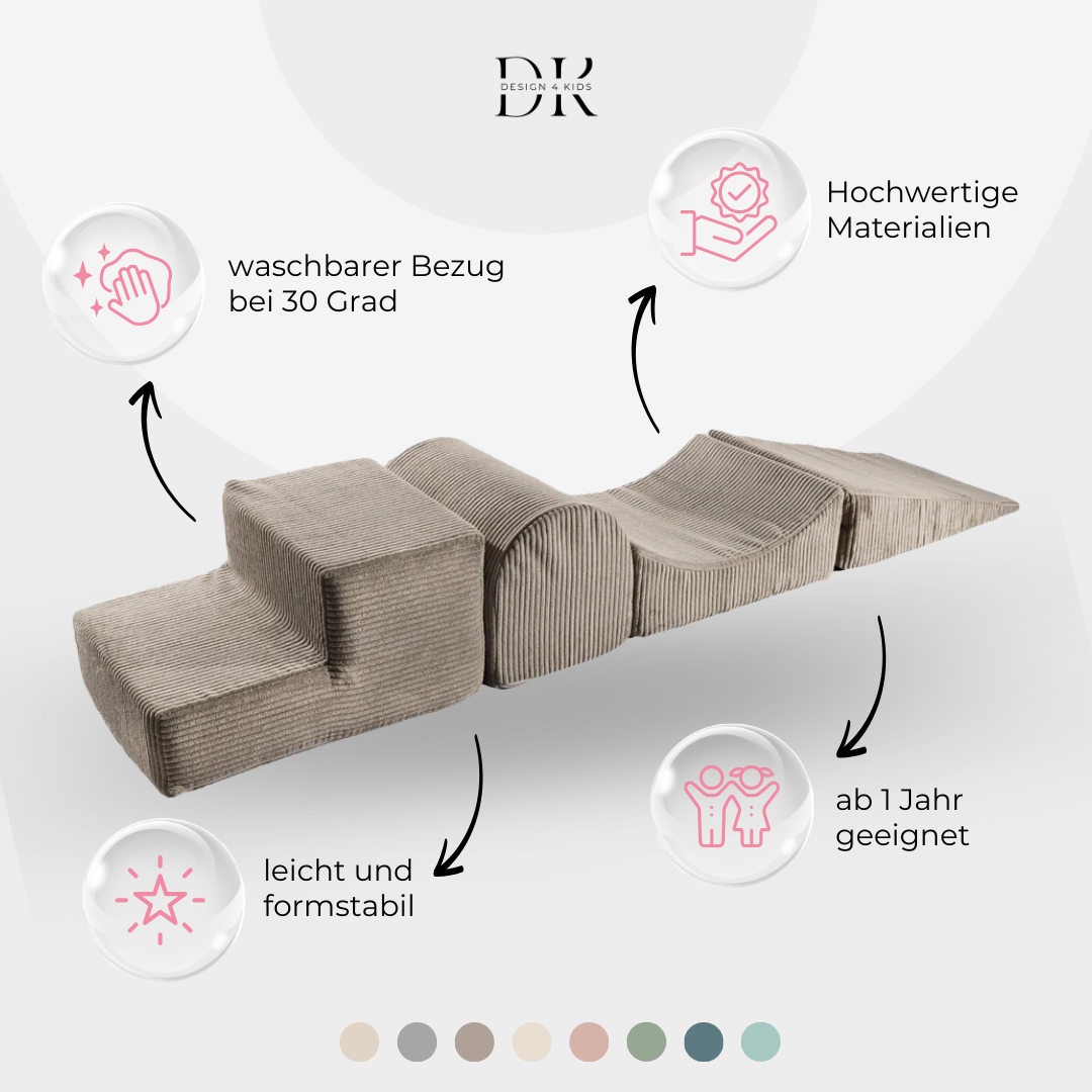 Design4Kids Schaumspielset Jewel Cord mit 4 Elementen