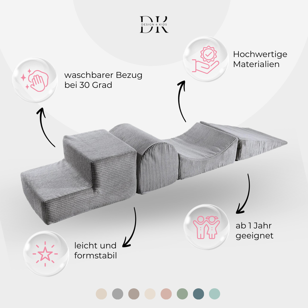 Design4Kids Schaumspielset Jewel Cord mit 4 Elementen