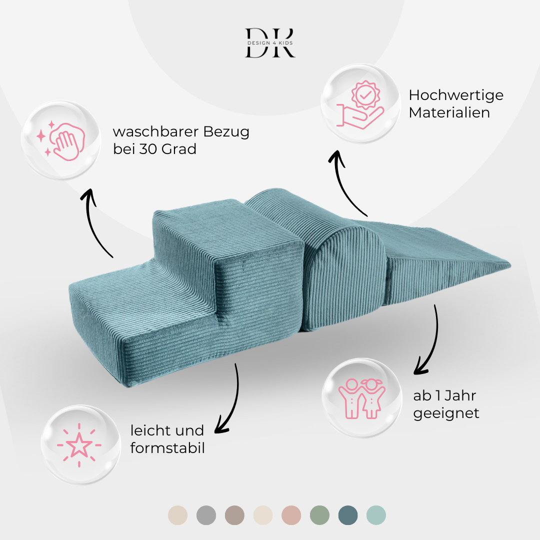 Design4Kids Schaumspielset Jewel Cord mit 3 Elementen