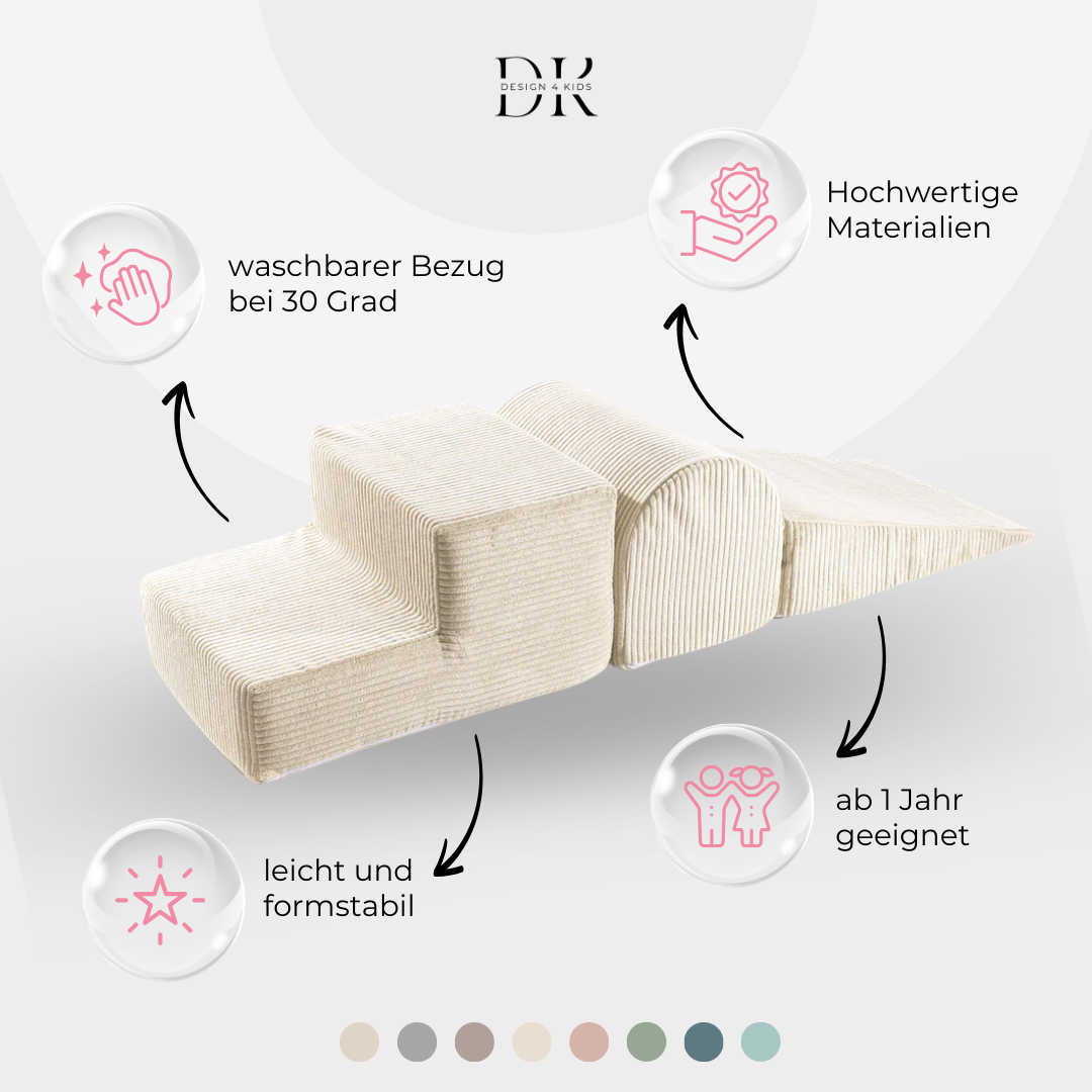 Design4Kids Schaumspielset Jewel Cord mit 3 Elementen