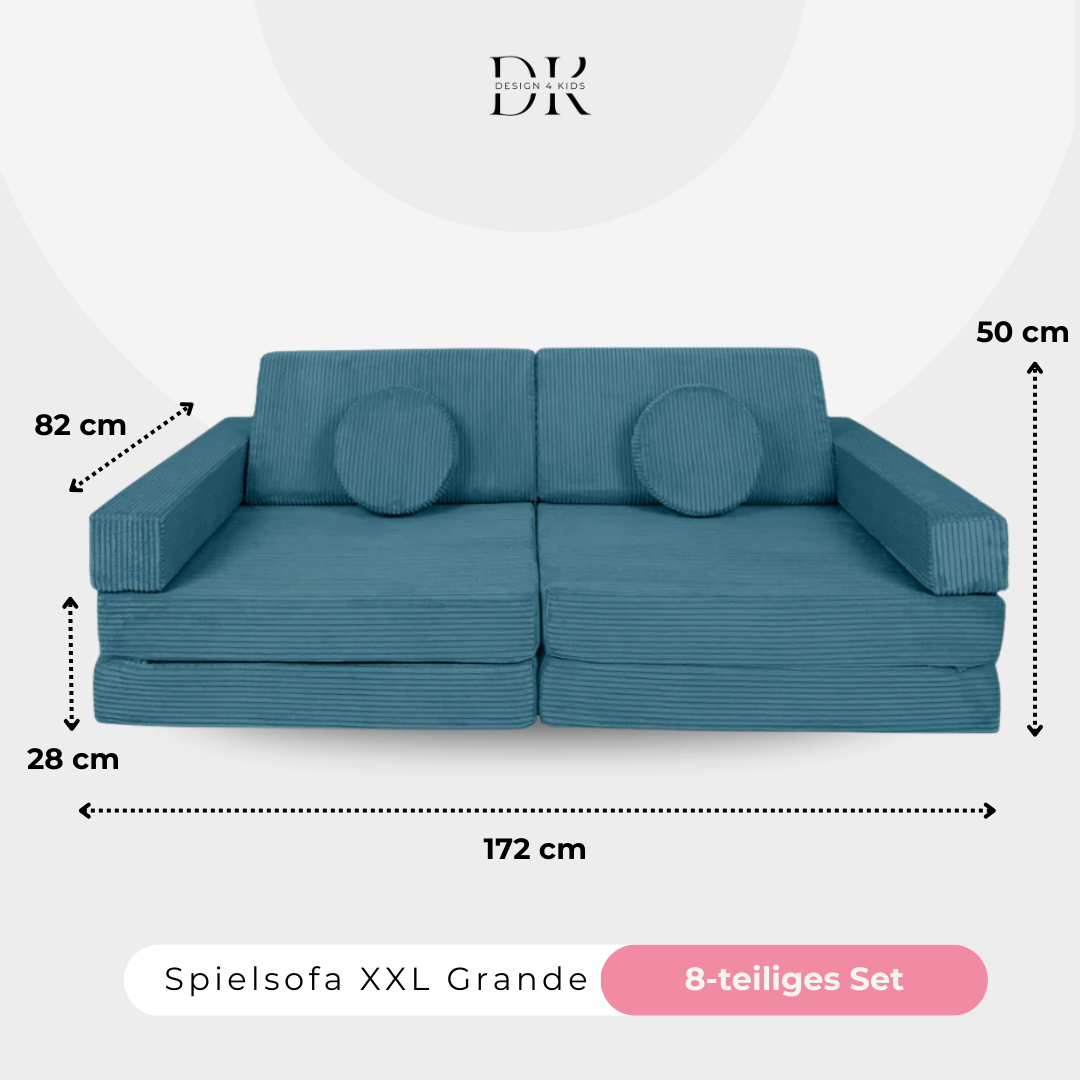 Design4Kids XXL Spielsofa Cord Grande