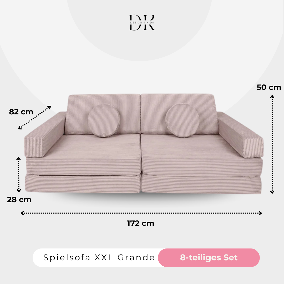 Design4Kids XXL Spielsofa Cord Grande