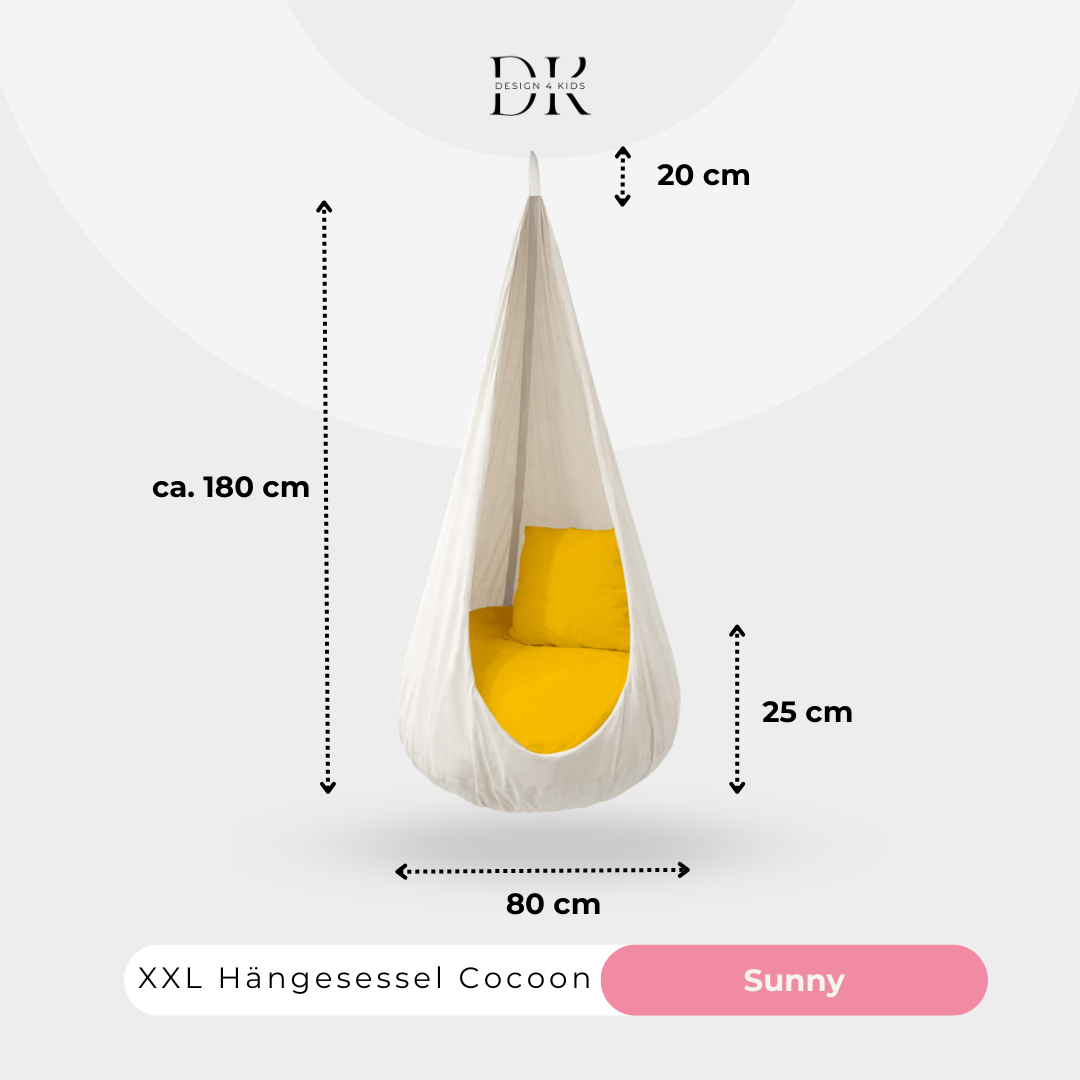 Design4Kids XXL Hängesessel Cocoon