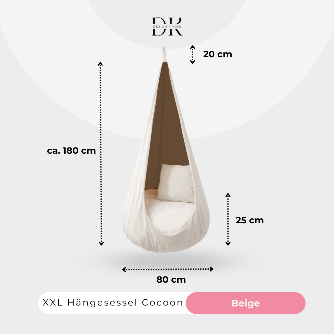 Design4Kids XXL Hängesessel Cocoon