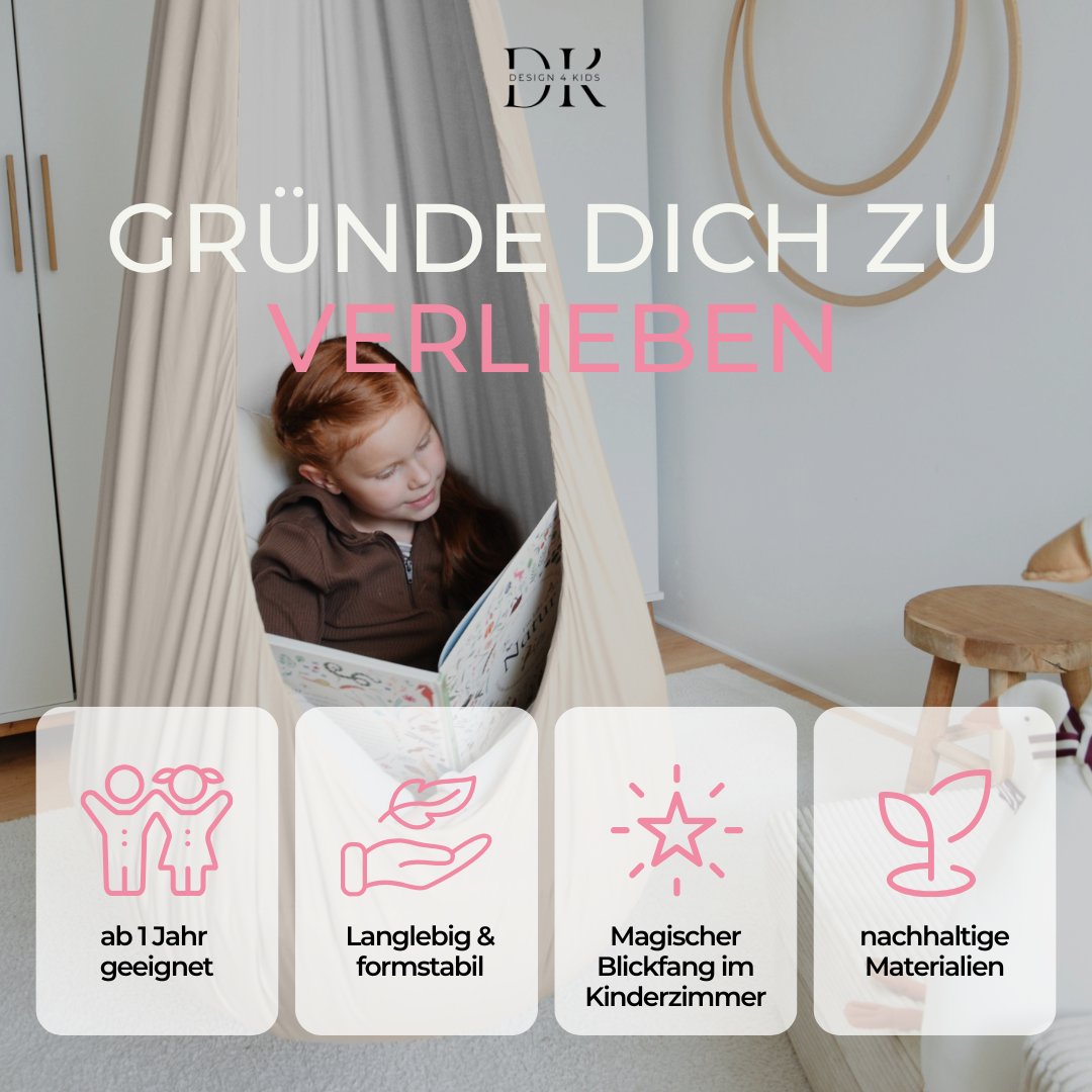 Design4Kids XXL Hängesessel Cocoon