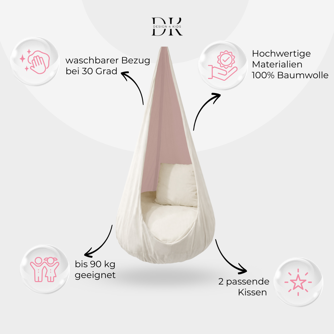 Design4Kids XXL Hängesessel Cocoon