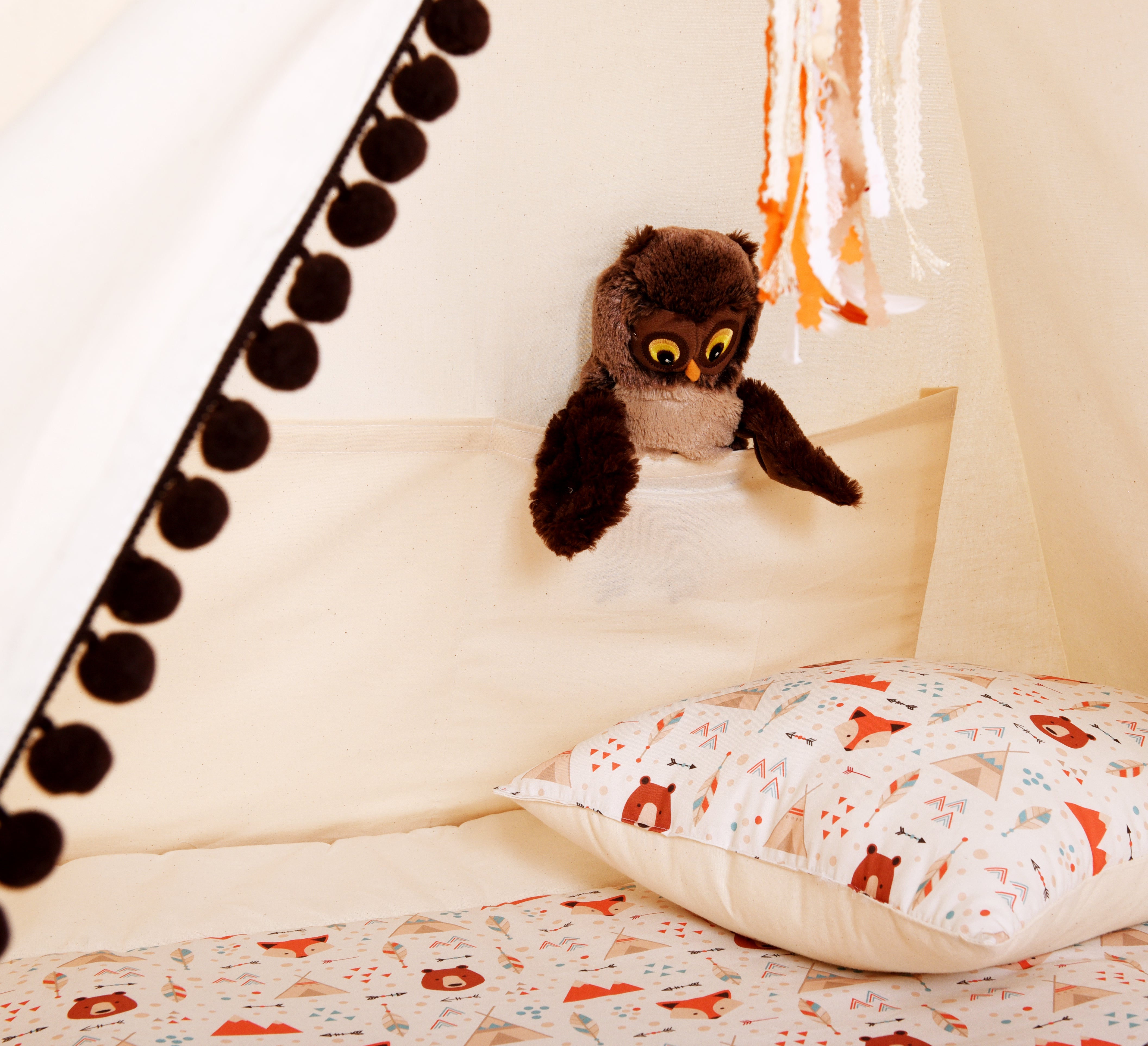 Design4Kids Tipi-Zelt L-Set My Friend Bear - beige