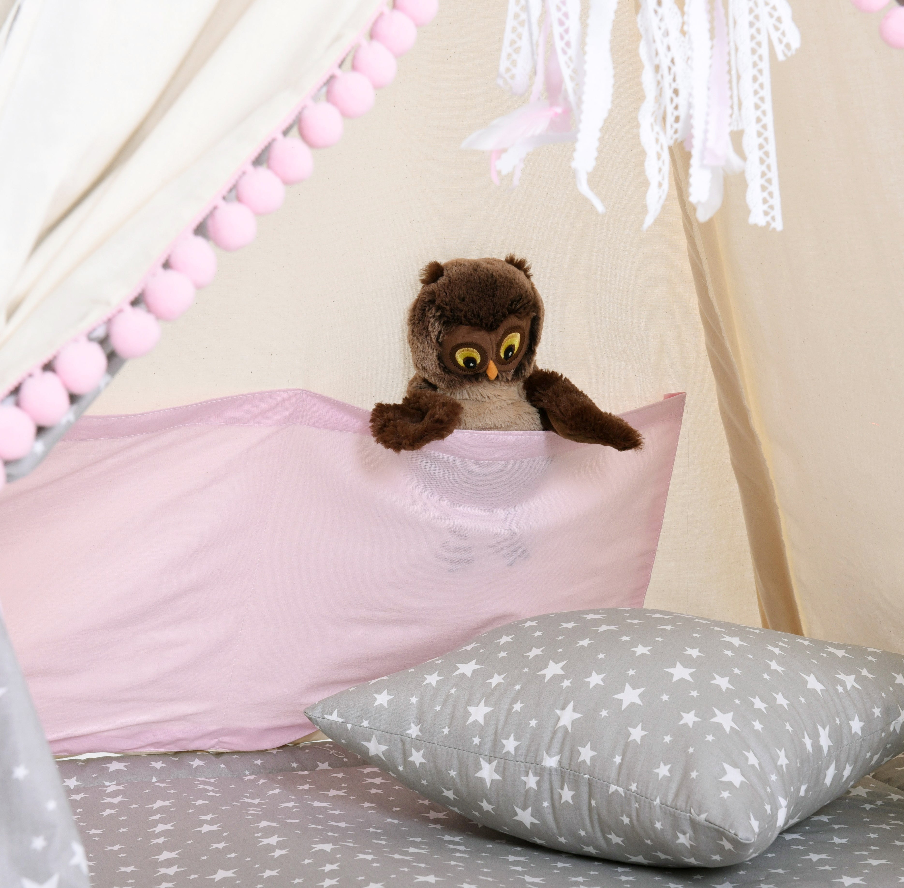 Design4Kids Tipi-Zelt M-Set Starry Pearl - creme