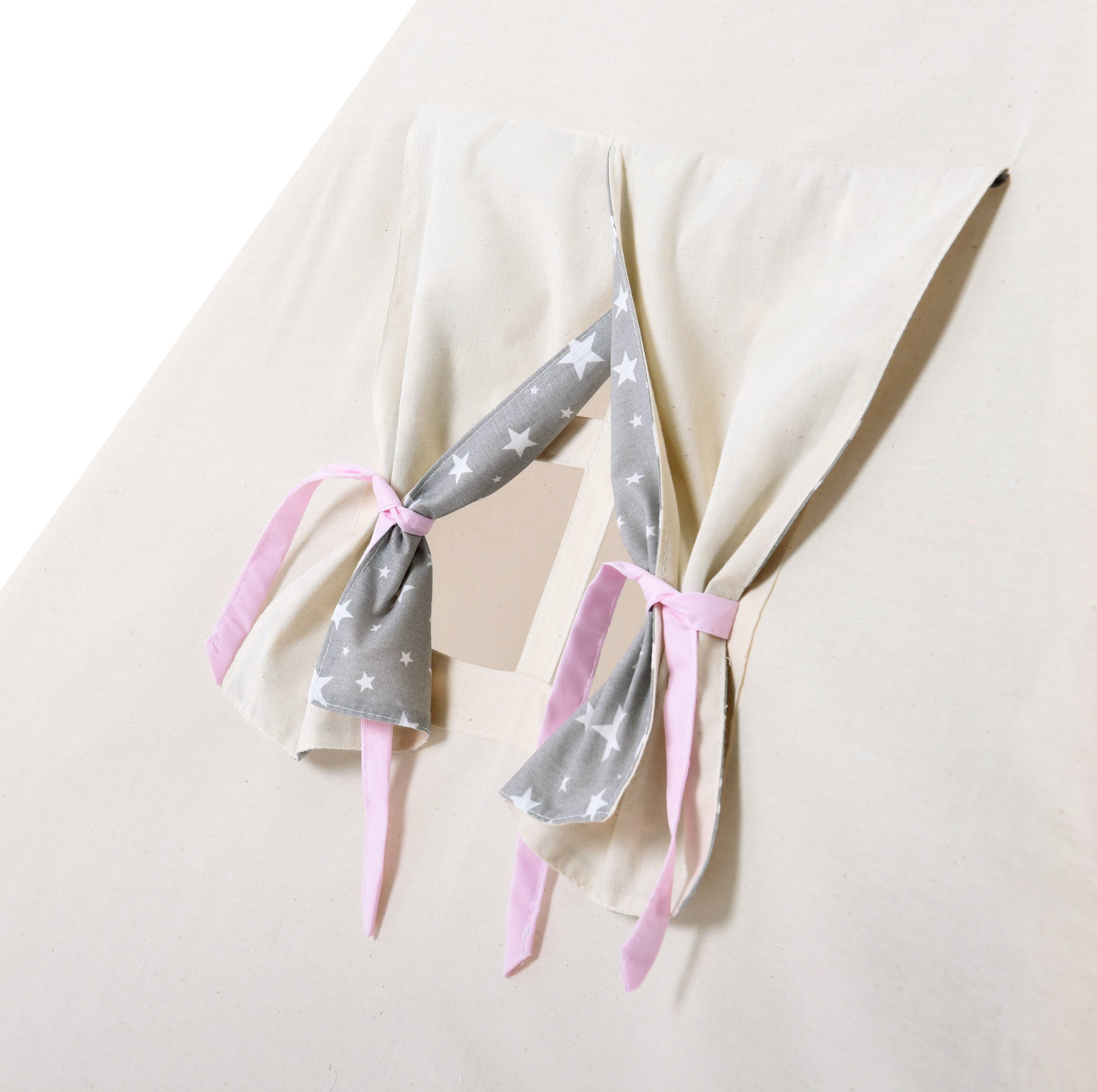 Design4Kids Tipi-Zelt L-Set Starry Pearl - creme