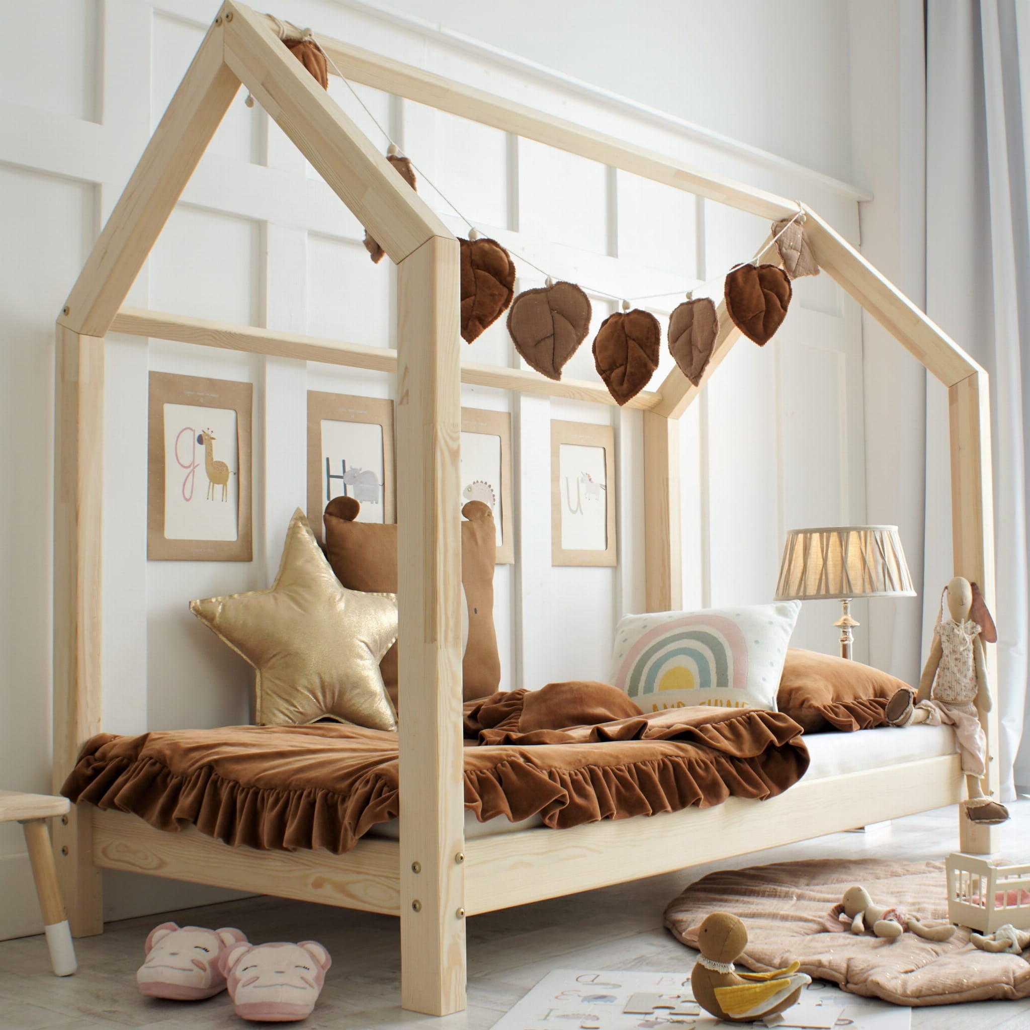 Design4Kids Hausbett Farfalla komfort