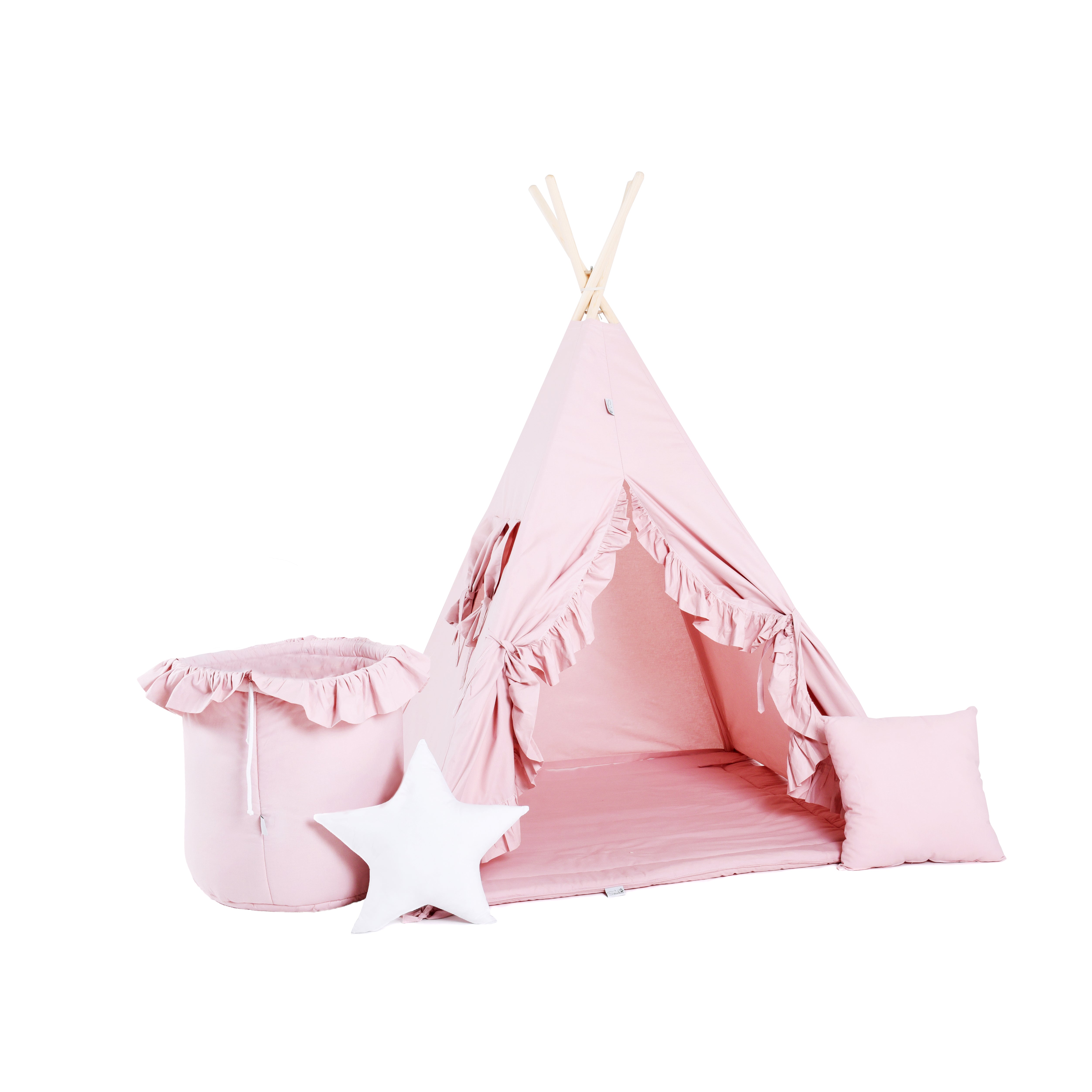 Design4Kids Tipi-Zelt L-Set Candy Paradise - rosa