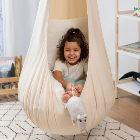 Design4Kids Hängesessel Cocoon Cozy Lamb - creme