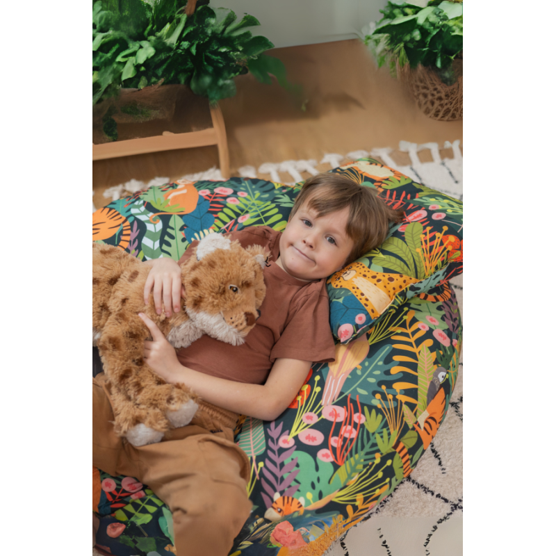 Design4Kids Hängesessel Cocoon Jungle Adventure - beige