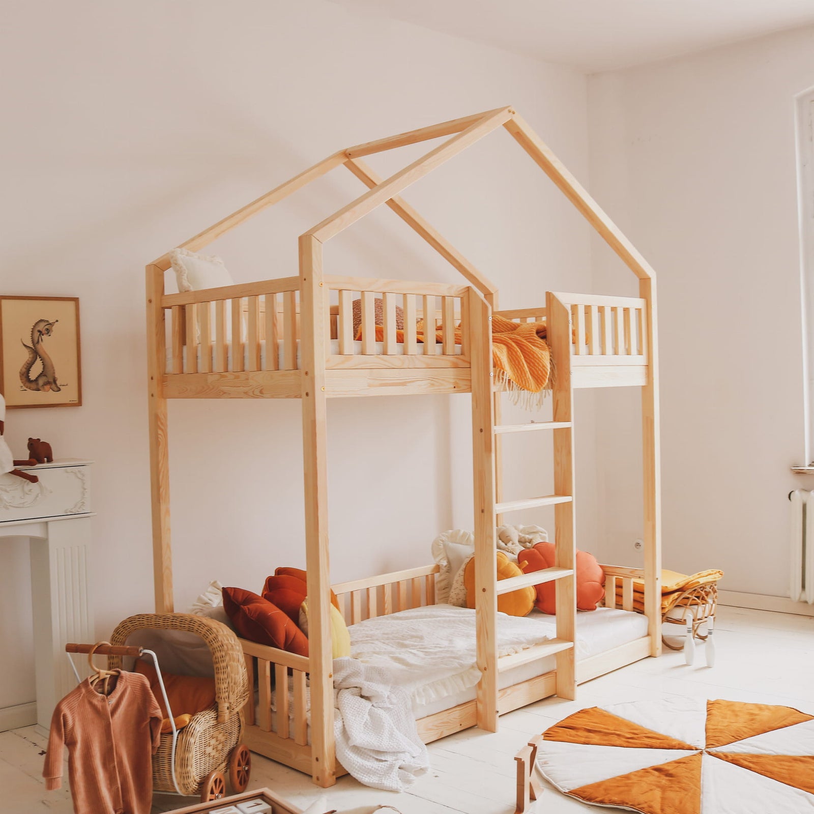 Design4kids Etagenbett Oasi Pro - 190x90 Naturholz