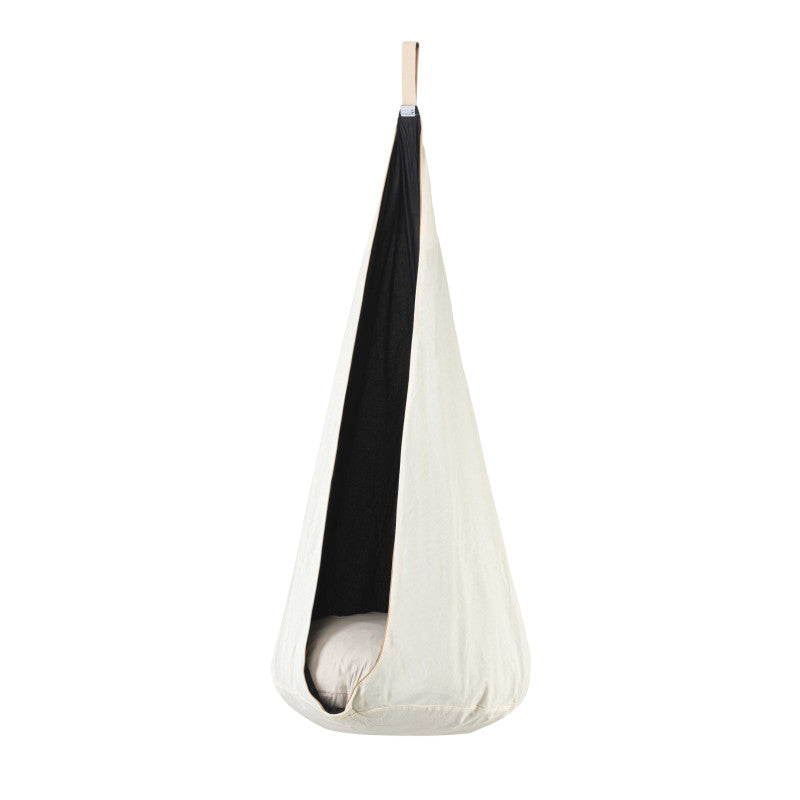 Design4Kids Hängesessel Cocoon Creamy Little Coal XL - creme