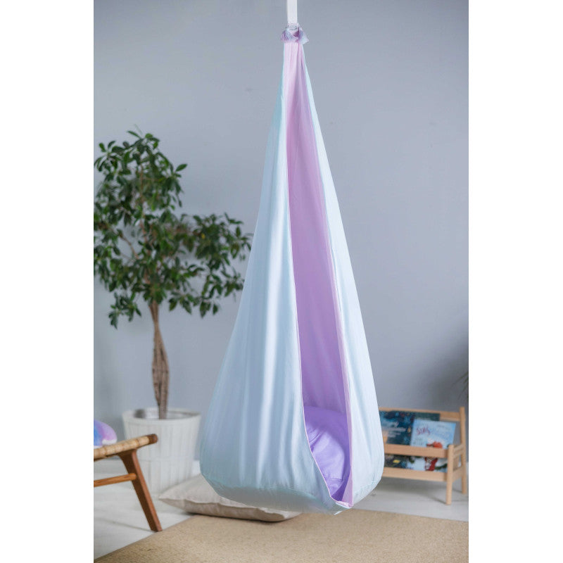 Design4Kids Hängesessel Cocoon Lilac Dreams Standard - blau
