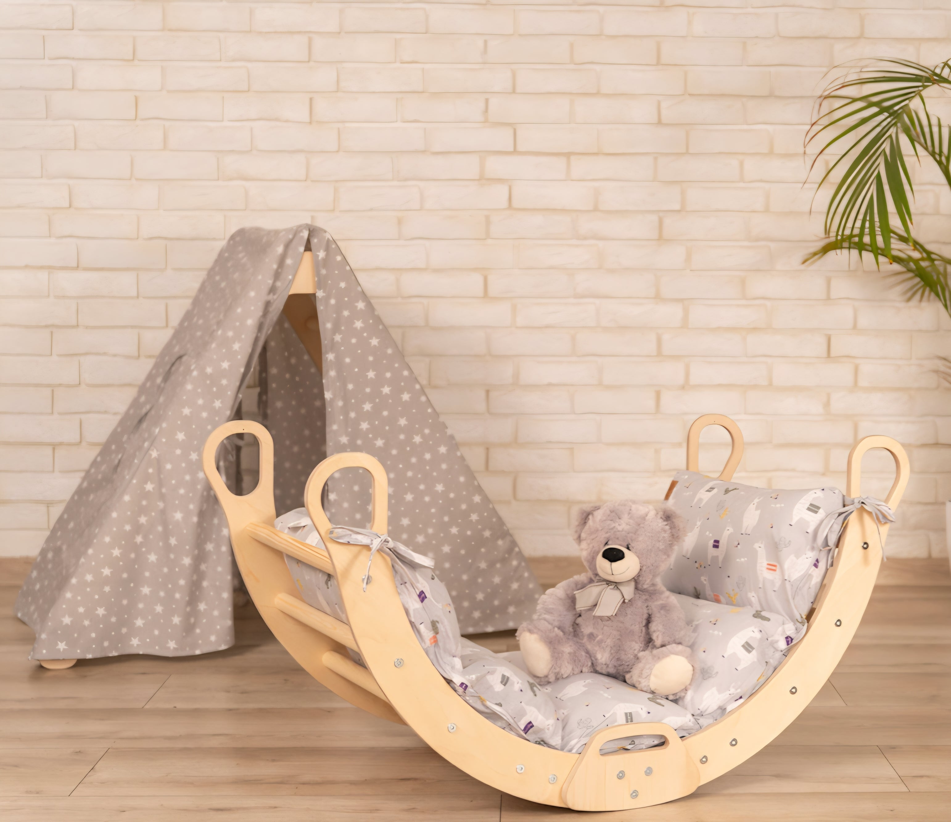 Design4Kids Wippkissen für Montessori Balancewippe XL