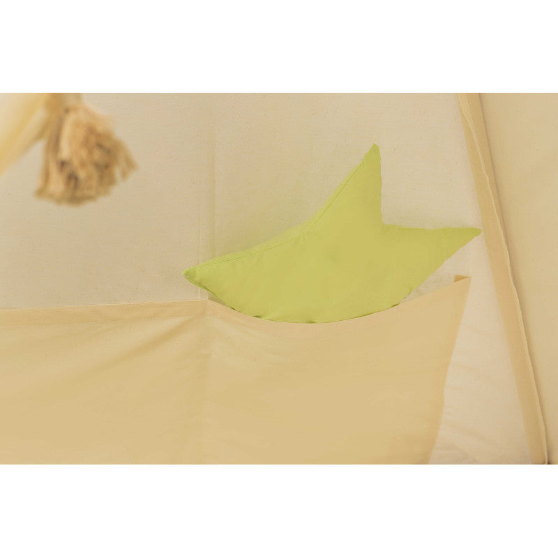 Design4Kids Tipi-Zelt L-Set Creamy Tassle - creme
