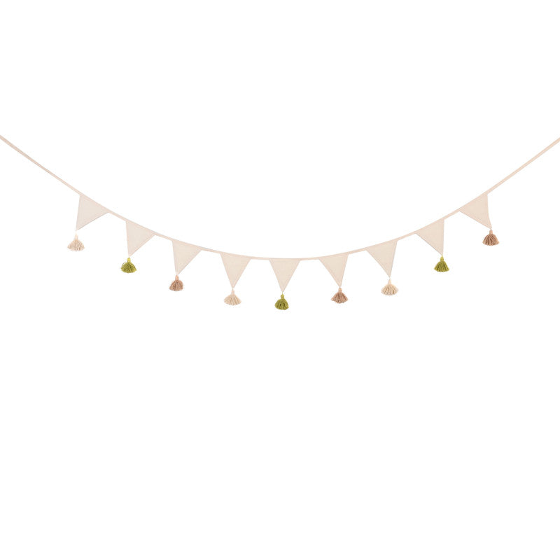 Design4Kids Tipi-Zelt XL-Set Creamy Tassle - creme