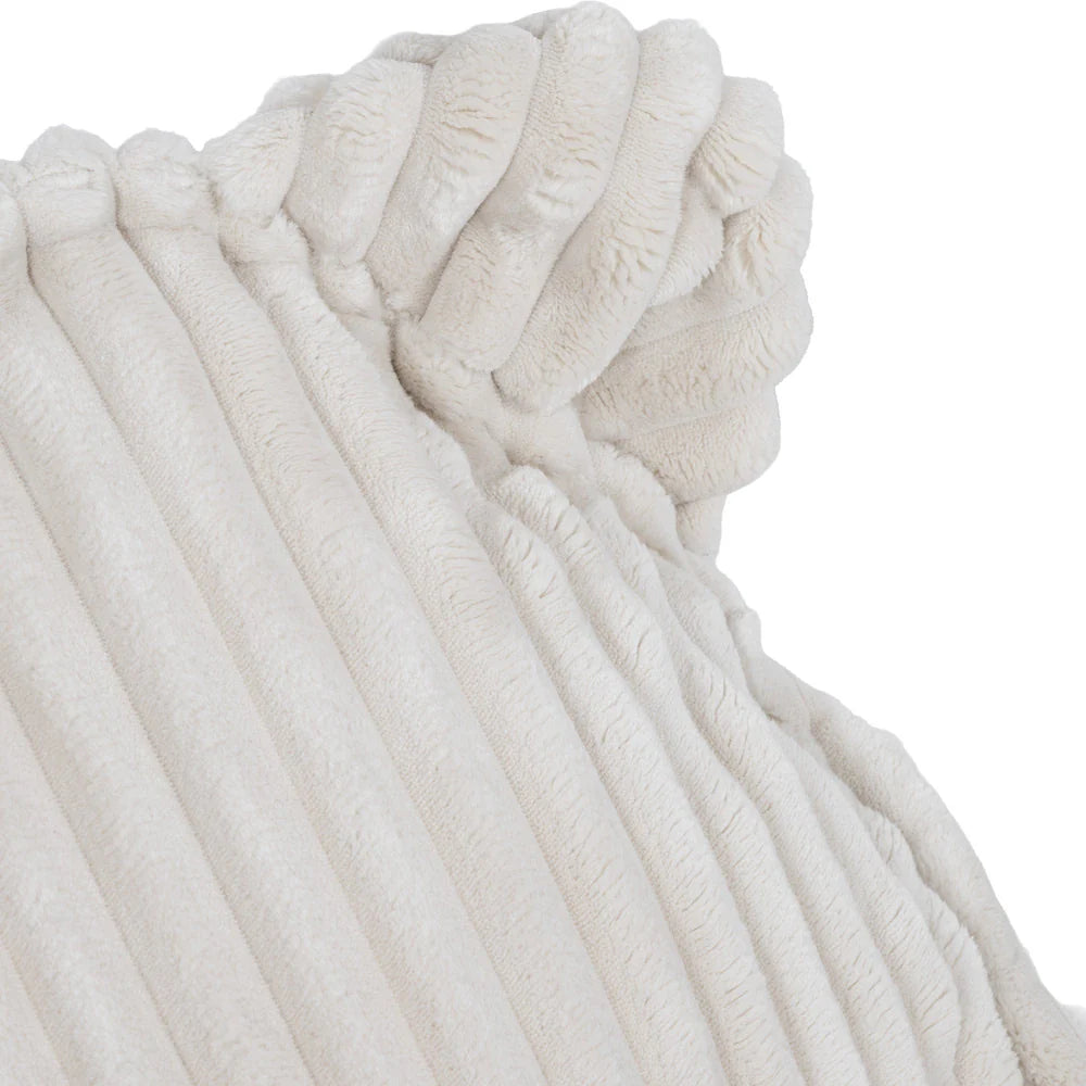 Design4Kids Kinder-Sitzsack Jewel Plüsch-Cord im Bär-Design - almond beige