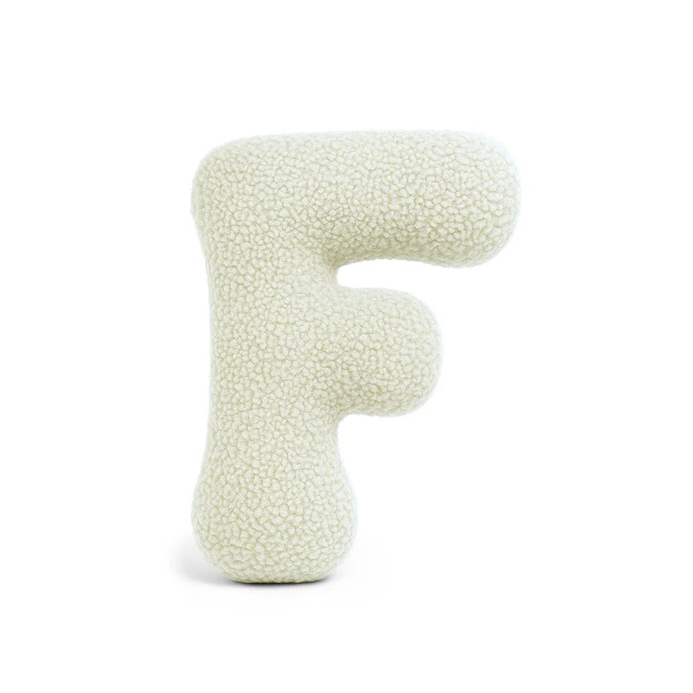 Design4Kids Buchstaben-Kissen Teddy - creme/beige
