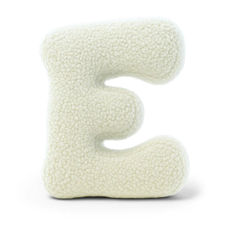Design4Kids Buchstaben-Kissen Teddy - creme/beige