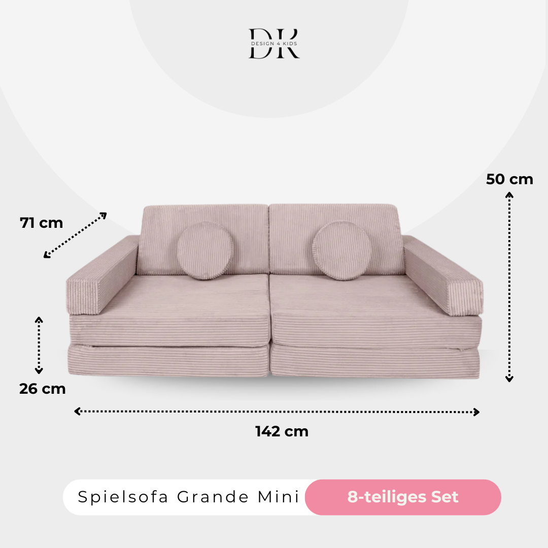 Design4Kids Spielsofa Cord Mini Grande