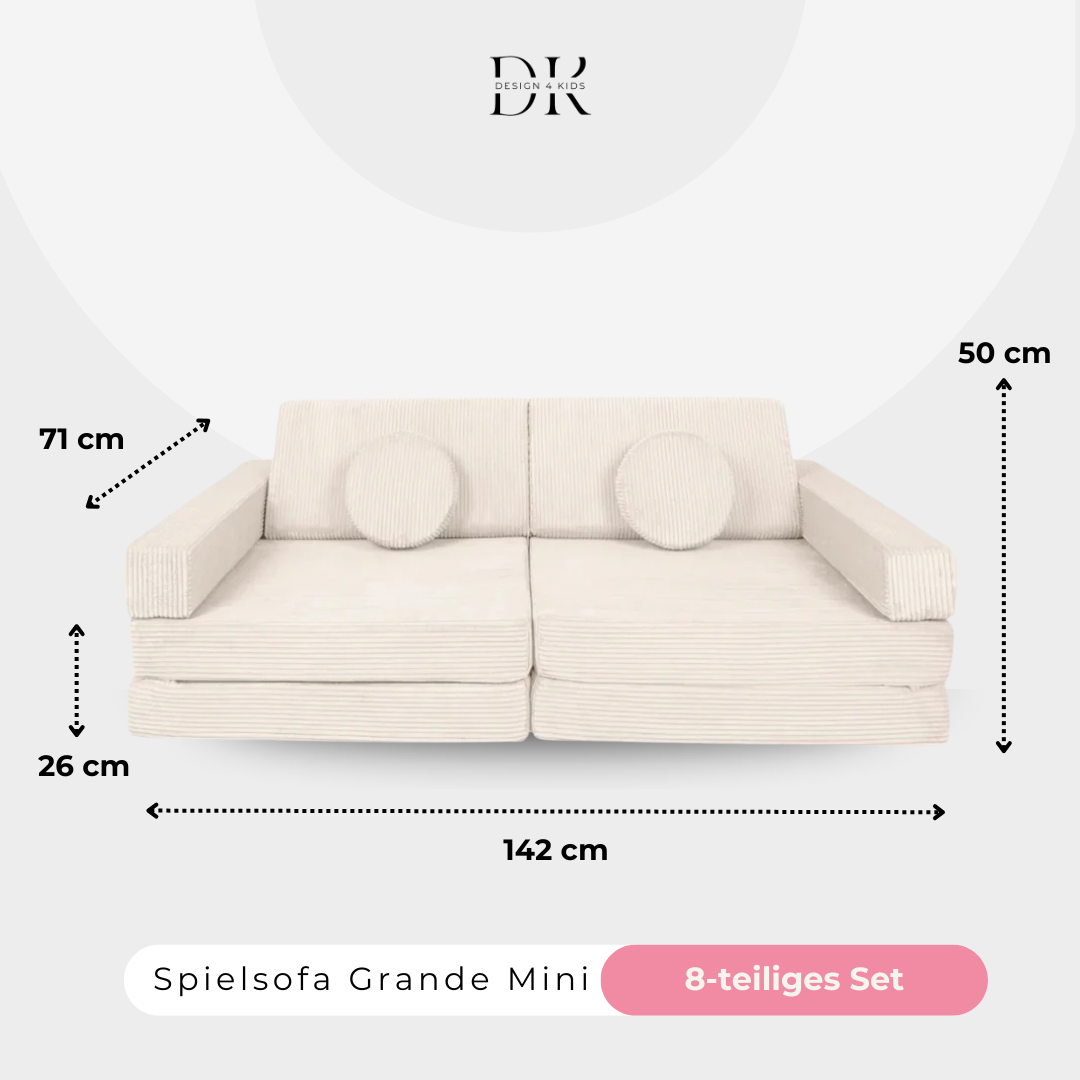 Design4Kids Spielsofa Cord Mini Grande