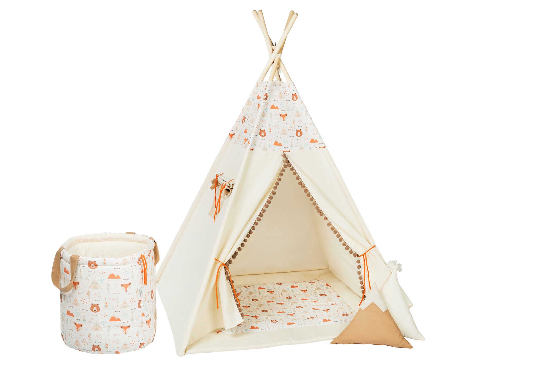 Design4Kids Tipi-Zelt L-Set My Friend Bear - beige