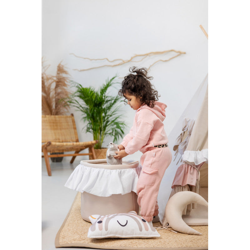 Design4Kids Tipi-Zelt XXL-Set Cute Frills - beige