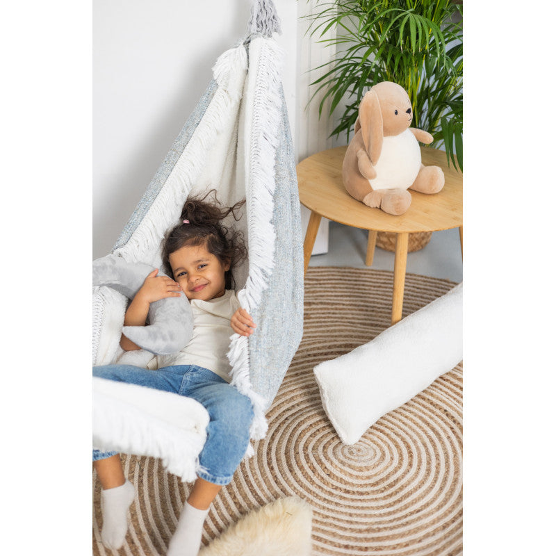 Design4Kids Hängematte Cozy check - grau