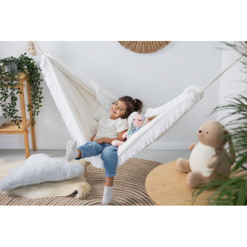 Design4Kids Hängematte Snowy Fluff - weiß