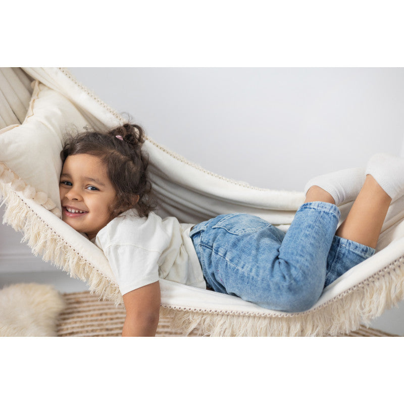 Design4Kids Hängematte Snowy Fluff - weiß