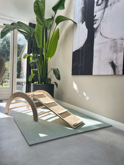 Design4Kids Spielmatte 180x120cm - Olive Salbei